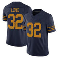 Blandc GB.Packers #32 MarShawn Lloyd Player Navy The 1923 Classic Vapor F.U.S.E. Home Game Stitched Jerseys