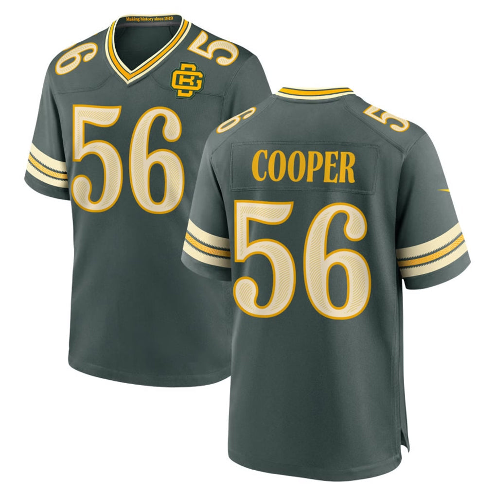 Blandc GB.Packers #56 Edgerrin Cooper Player Green 2026 Rivalries Collection Home Game Stitched Jerseys
