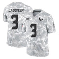 Blandc H.Texans #3 Kamari Lassiter Player Arctic Camo Salute To Service Limited Game Stitched Jerseys