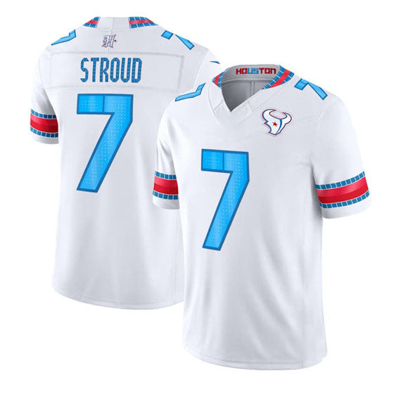 Blandc H.Texans #7 C.J. Stroud White 2026 F.U.S.E. Rivalries Collection Limited Football Stitched Jersey