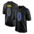 Blandc LA.Rams #0 Byron Young Player Black Fashion Limited Home Game Stitched Jerseys