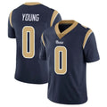 Blandc LA.Rams #0 Byron Young Player Navy Limited Vapor Untouchable Home Game Stitched Jerseys