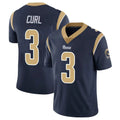 Blandc LA.Rams #3 Kam Curl Player Navy Limited Vapor Untouchable Home Game Stitched Jerseys