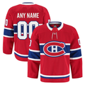 Blandc Custom M.Canadiens Red Home Authentic Pro Jerseys