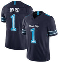 Blandc T.Titans #1 Cameron Ward Navy 2026 F.U.S.E. 'Music City' Rivalries Collection Limited Football Stitched Jersey